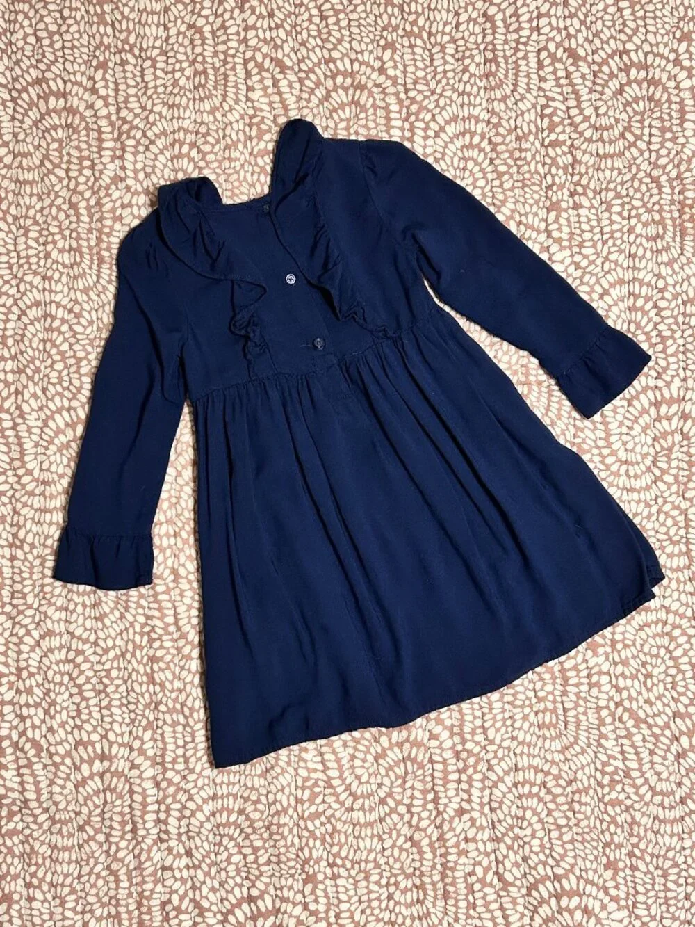 OshKosh B'Gosh Navy Blue Embroidered Dress Size 3T